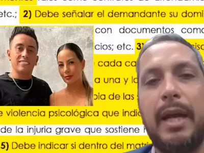 Revelan que juzgado no admite demanda de divorcio de Christian Cueva por cinco observaciones.