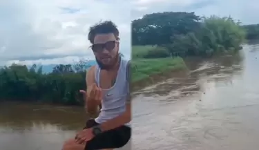 Influencer �ngel Montoya muere tras intentar reto viral en el r�o Cauca.