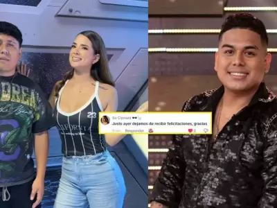 Suheyn Cipriani rechaz� buenos deseos de C�sar Vega por su relaci�n con Macarius.