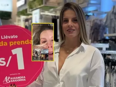 Entre l�grimas, Alejandra Baigorria defiende su campa�a de la segunda prenda a S/1.
