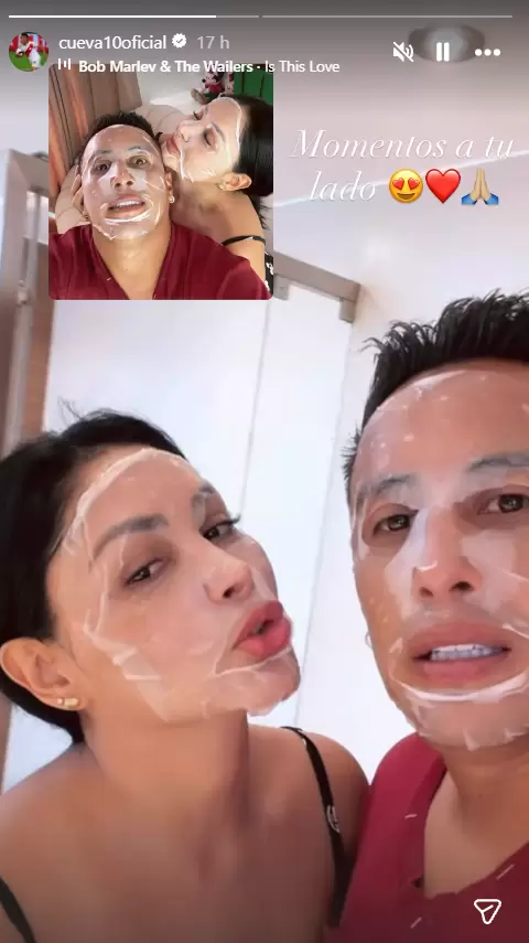 Christian Cueva comparte momento con Pamela Franco.