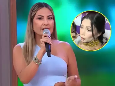 Pamela L�pez encara a Pamela Franco y niega indirecta sobre su trabajo.