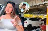 Darinka Ram�rez se luce en auto de lujo, le recuerdan a Jefferson Farf�n y ella responde: "D�jame re�rme"