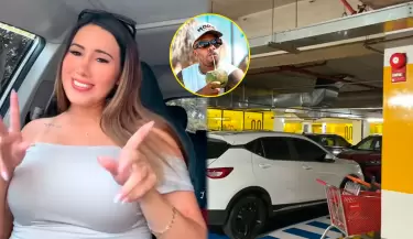 Darinka Ram�rez presume auto de lujo y responde a quienes la vinculan con Jefferson Farf�n.