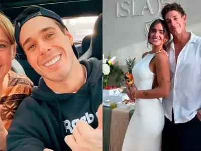 Madre de Hugo Garc�a reacciona a versiones de embarazo de Isabella Ladera.