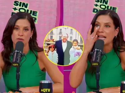 Mar�a Pia Copello se conmueve al recordar a su pap�.