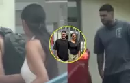 �Viven juntos? Samahara Lobat�n y Bryan Torres sorprenden al ser captados entrando a la misma casa