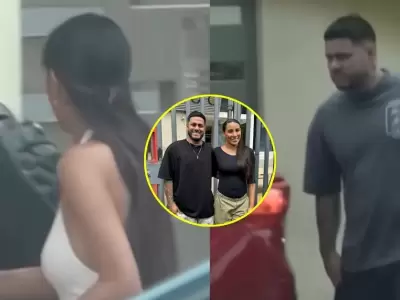 Samahara Lobat�n y Bryan Torres sorprenden a fans al ser captados en el mismo departamento.