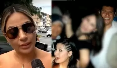 Pamela L�pez aclara foto con el 'Gato' Coty y marca distancia.