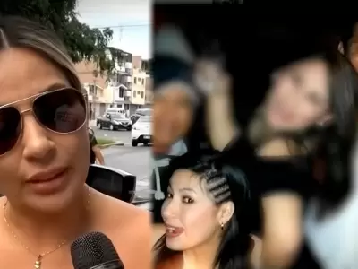 Pamela L�pez aclara foto con el 'Gato' Coty y marca distancia.