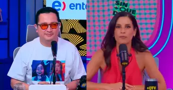 Pamela L�pez aclara foto con el 'Gato' Coty y marca distancia.