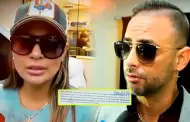 Pamela L�pez manda carta notarial a Dayron Mart�n tras confesar amor�o: "Exijo rectificaci�n inmediata"