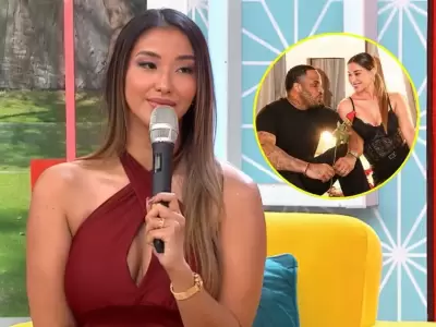 Xiomy Kanashiro sorprende al hablra por primera vez de ser mam� con Jefferson Farf�n.