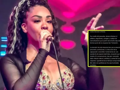 Mirella Paz revela la raz�n de su salida de Son Tentaci�n