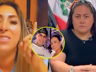 La t�a de Paul Michael sale a responder a examiga de Pamela L�pez