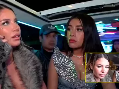 Flavia Laos se incomoda en evento y reclama a Milenka Nolasco por desorganizaci�n.