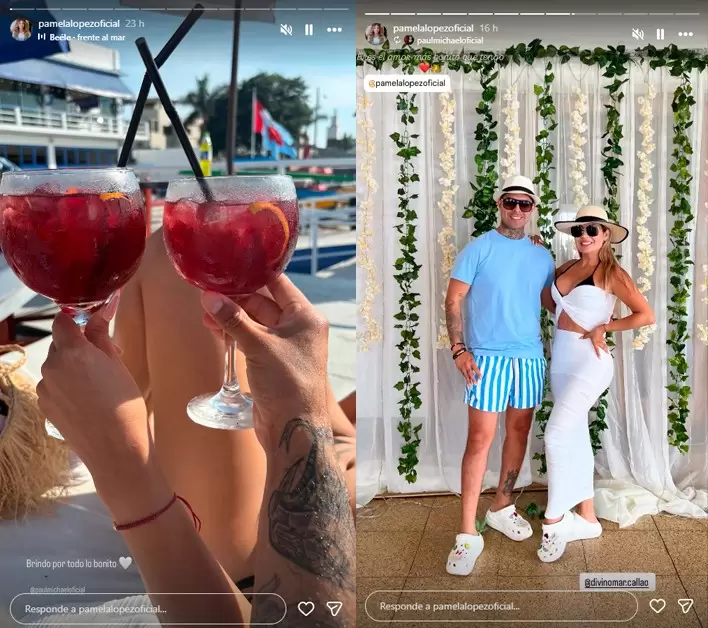 Historias de Pamela L�pez. (Instagram)