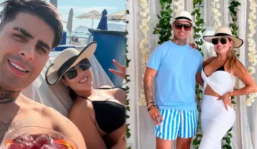 Pamela L�pez se luce con Paul Michael en medio de pedido de c�rcel.