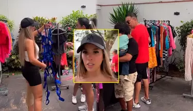 Yahaira Plasencia se lanza al closet sale y Luis Fernando Rodr�guez la ayuda a vender.
