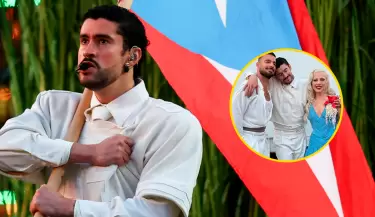 Bad Bunny se present� en el Super Bowl LX.