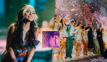 Briela Cirilo se equivoca en pleno aniversario de Coraz�n Serrano.