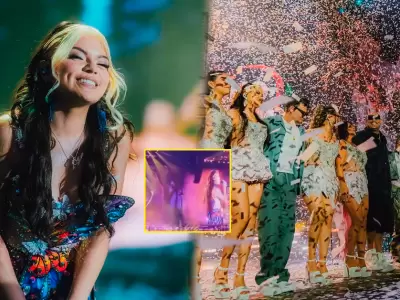 Briela Cirilo se equivoca en pleno aniversario de Coraz�n Serrano.