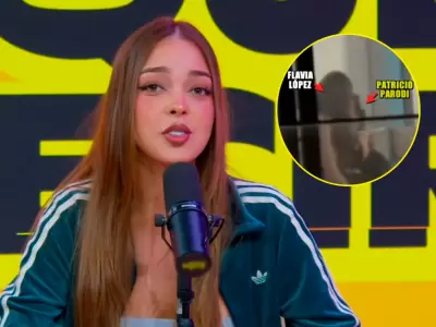 Flavia L�pez niega beso y romance tras im�genes con Patricio Parodi.