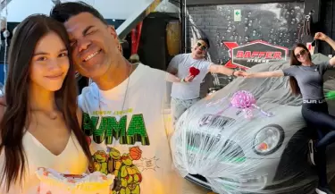 Tomate Barraza regala un carro a su hija