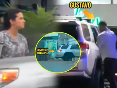 Gustavo Salcedo llev� a su saliente y Maju Mantilla al mismo lugar