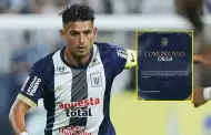 Alianza Lima oficializ� la salida de Carlos Zambrano tras ser separado por grave denuncia: "Acuerdo de ambas partes"
