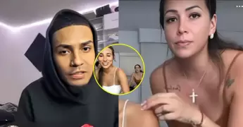 Shirley Arica conmueve desde la cl�nica antes de entrar al quir�fano.