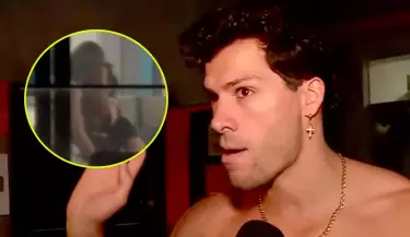 Patricio Parodi niega que bes� a Flavia L�pez y culpa a producci�n de Magaly