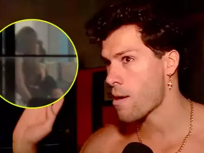 Patricio Parodi niega que bes� a Flavia L�pez y culpa a producci�n de Magaly