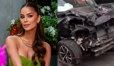 Laura Spoya es internada tras aparatoso choque en Surco.