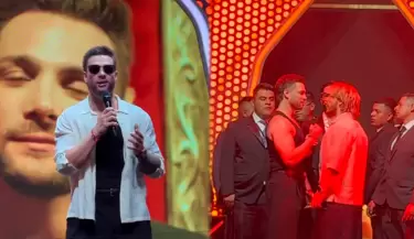 Nicola Porcella reta a Aldo De Nigris en 'Ring Royale'.