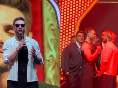 Nicola Porcella reta a Aldo De Nigris en 'Ring Royale'.