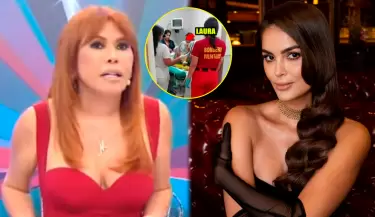 Magaly Medina pone en duda versi�n de Laura Spoya sobre su accidente.