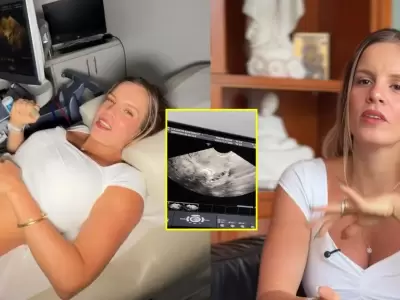 Alejandra Baigorria muestra ecograf�a y confirma que puede buscar a su primer hijo con Said Palao.