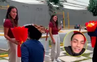 Youna sorprende a Samahara Lobat�n con ramo de rosas y enciende rumores de reconciliaci�n