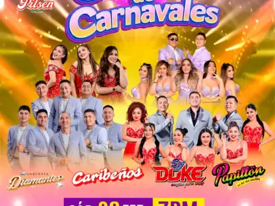 Cierre de carnavales con Caribe�os de Guadalupe, Orquesta Diamantes, Papill�n y Son del Duke.
