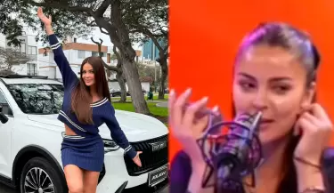 Se viraliza video de Laura Spoya bromeando sobre intervenci�n policial.