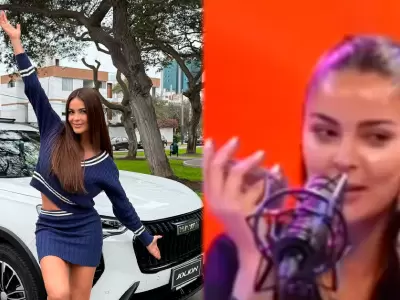 Se viraliza video de Laura Spoya bromeando sobre intervenci�n policial.