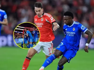 Real Madrid le gan� 1 a 0 a Benfica en el duelo de ida de los 16avos de final de la Champions League.