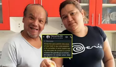 Monserrat Seminario env�a mensaje de disculpas a Pablo Villanueva en medio de pol�mica familiar.