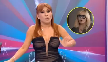 Magaly Medina responde a Gisela Valc�rcel sobre comparaciones.