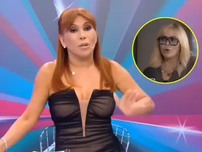 Magaly Medina responde a Gisela Valc�rcel sobre comparaciones.