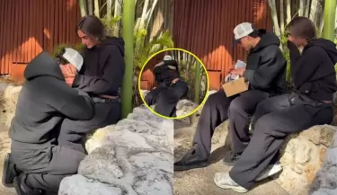 Hugo Garc�a comparti� su reacci�n al saber que Isabella Ladera estaba embarazada.