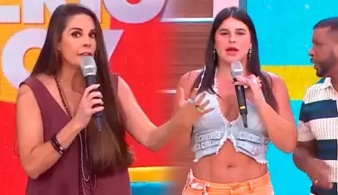 Rebeca Escribens encara a Macarena V�lez en vivo