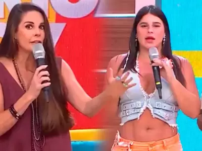 Rebeca Escribens encara a Macarena V�lez en vivo