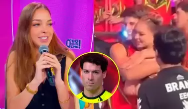 Flavia L�pez fue captado con Kevin D�az luciendo muy cercanos en 'EEG'